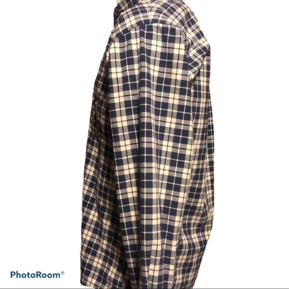 CINCH Blue And White Plaid Button Down Shirt - Picture 3 of 7